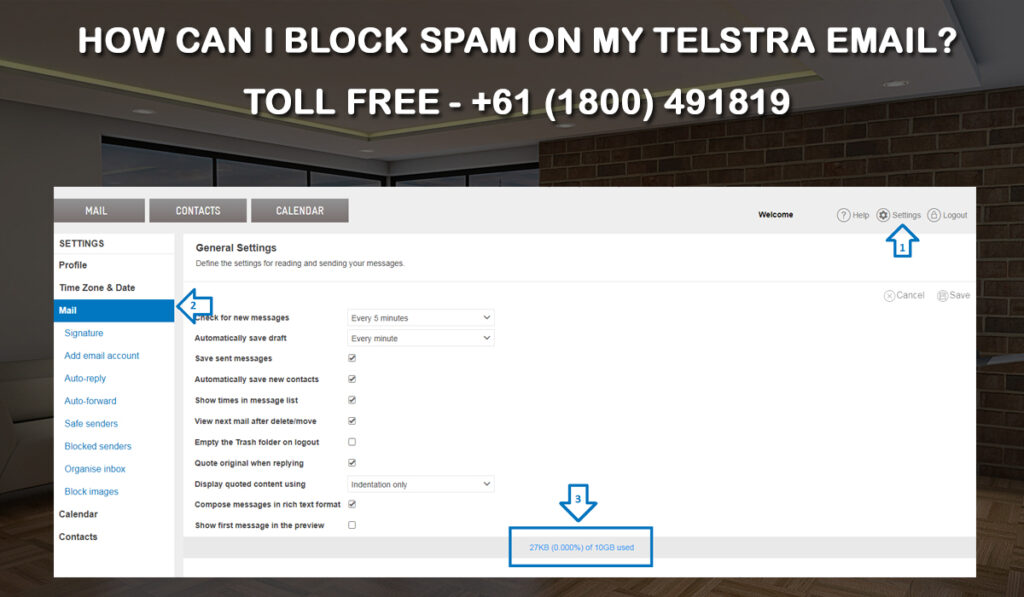 How Can I Block Spam On My Telstra Email Bigpond Online Service 61 