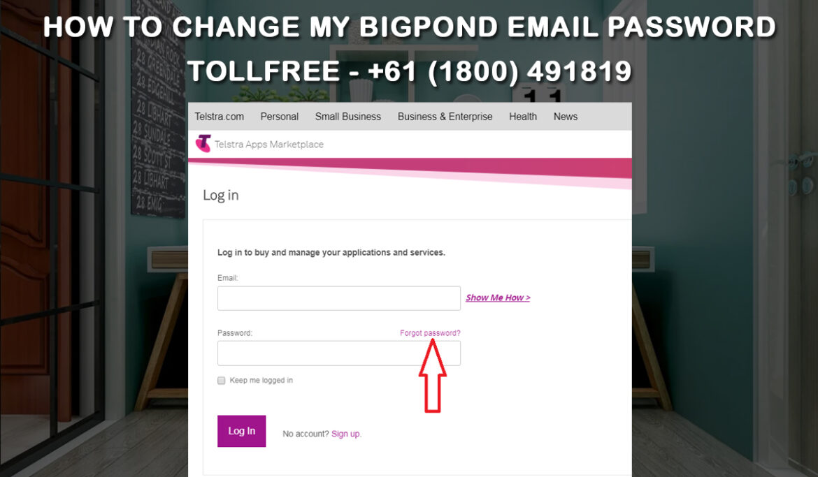 How To Change My BigPond Email Password Bigpond Online Service 61 